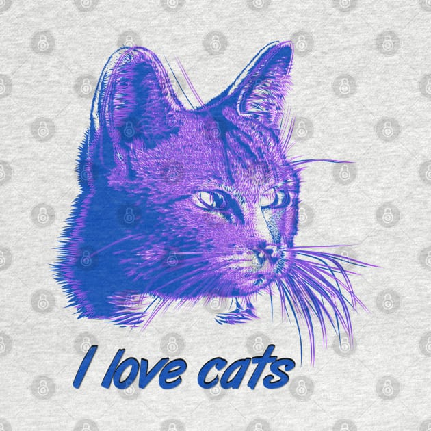 I like cats by hcreativeart